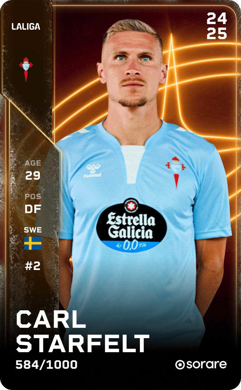 Carl Starfelt 2024-25 • Limited 584/1000