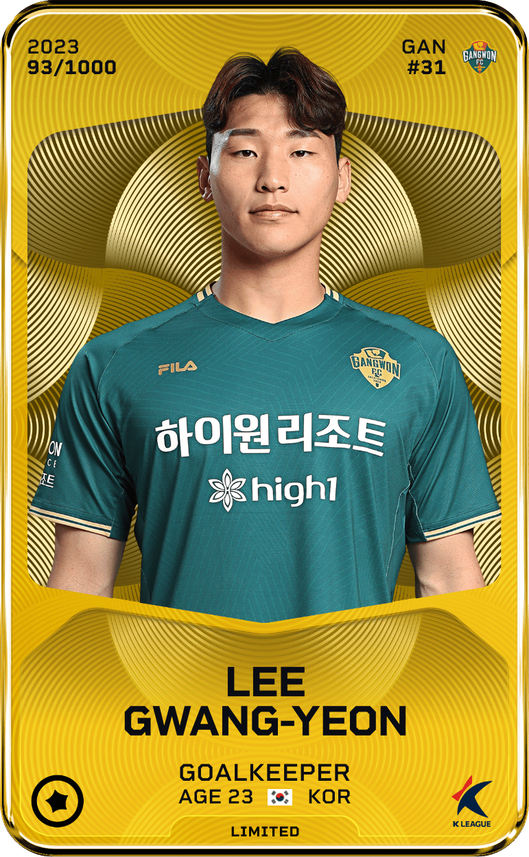 Lee Gwang-Yeon 2023-24 • Limited 93/1000