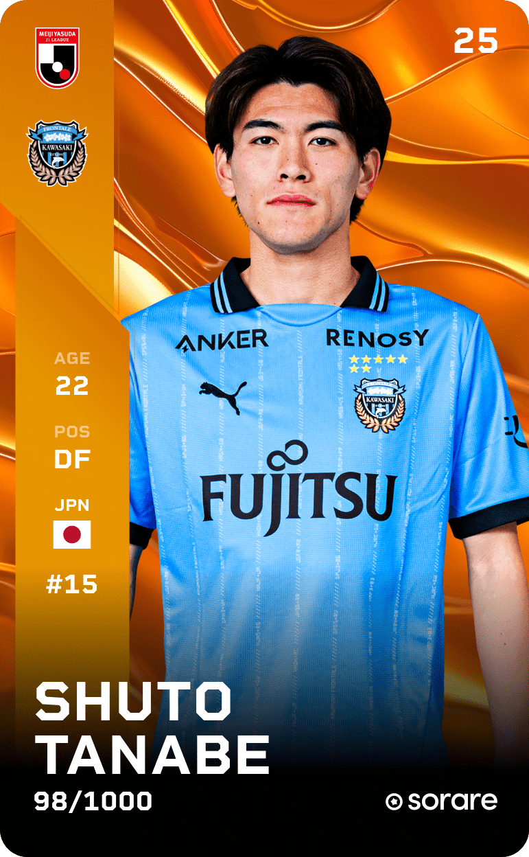 Shuto Tanabe 2025-26 • Limited 98/1000