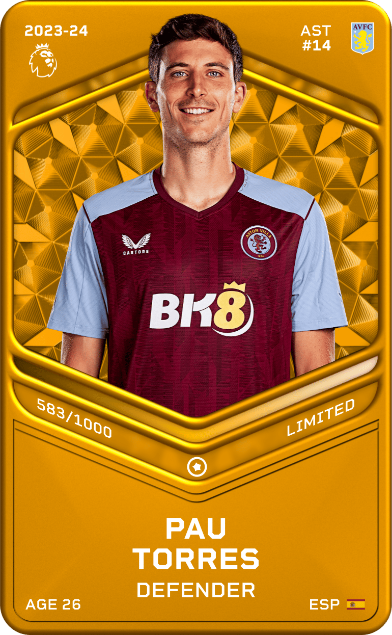 Pau Torres 2023-24 • Limited 583/1000