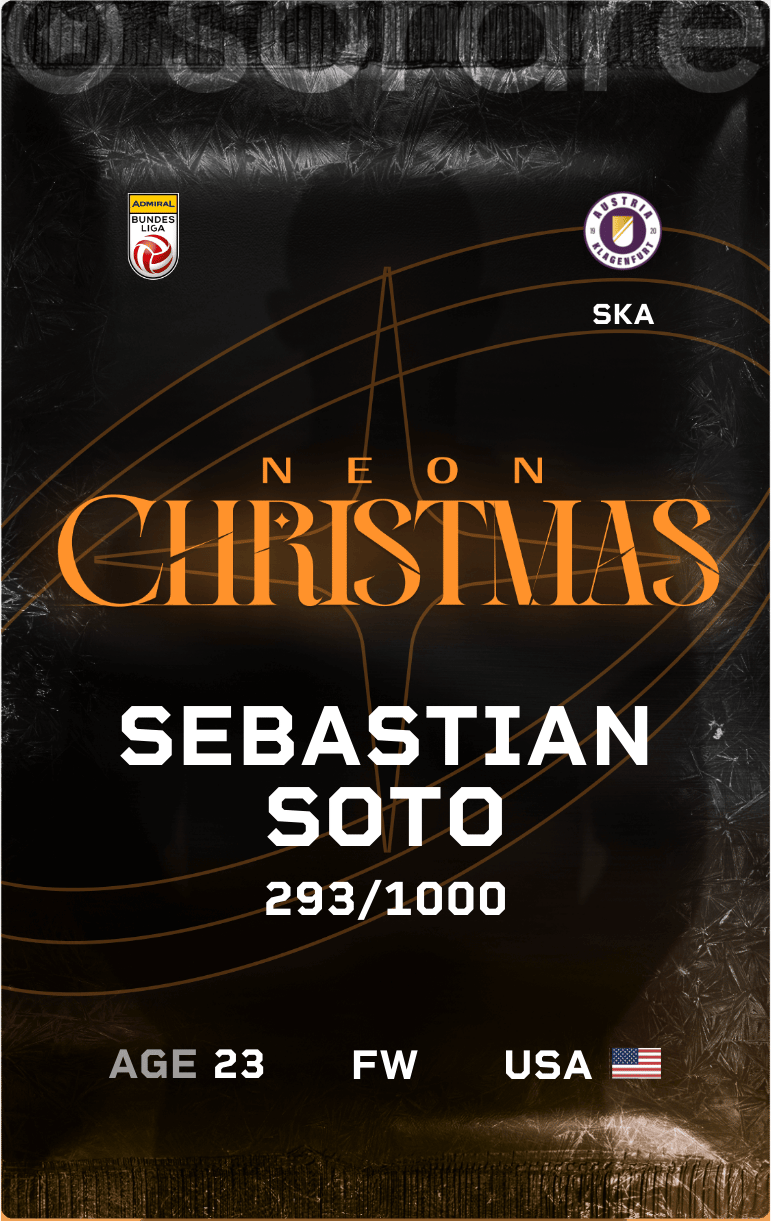 Sebastian Soto 2024-25 • Limited 293/1000