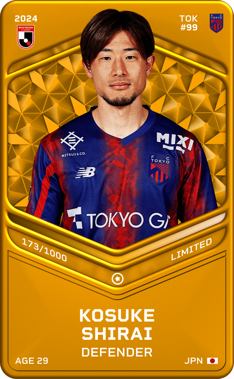 Kosuke Shirai 2024-25 • Limited 173/1000
