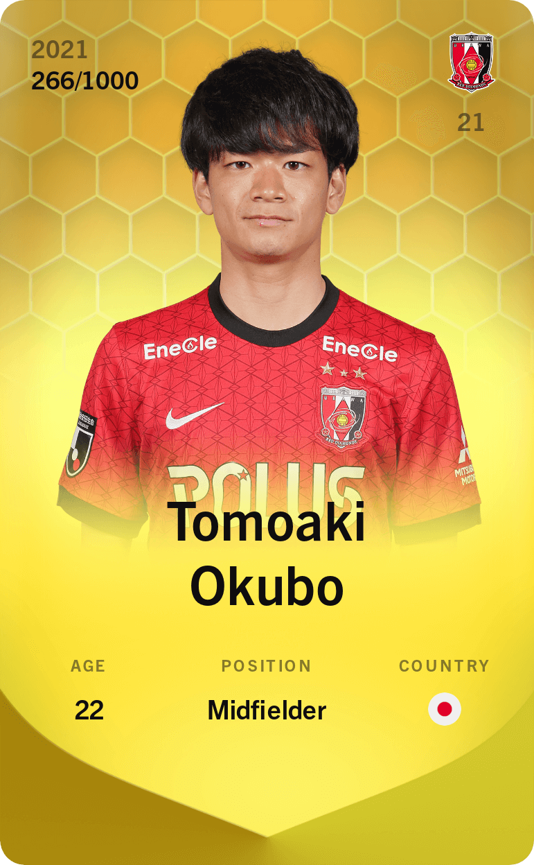 Tomoaki Okubo 2021-22 • Limited 266/1000