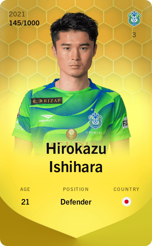 Hirokazu Ishihara 2021-22 • Limited 145/1000