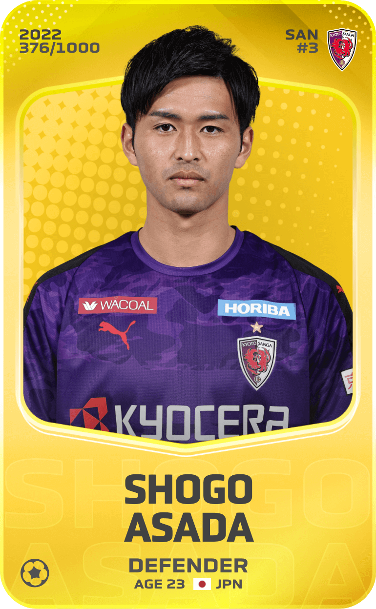 Shogo Asada 2022-23 • Limited 376/1000
