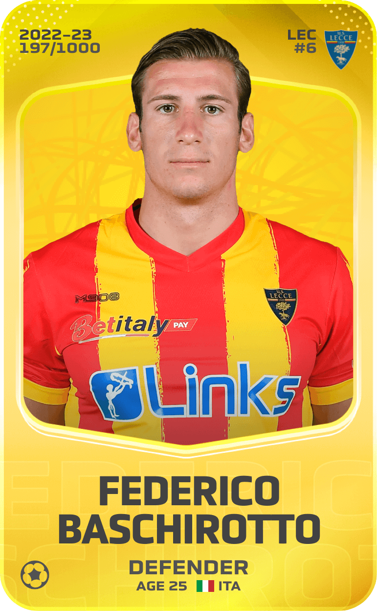 Federico Baschirotto 2022-23 • Limited 197/1000