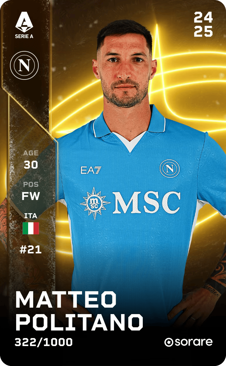 Matteo Politano 2024-25 • Limited 322/1000