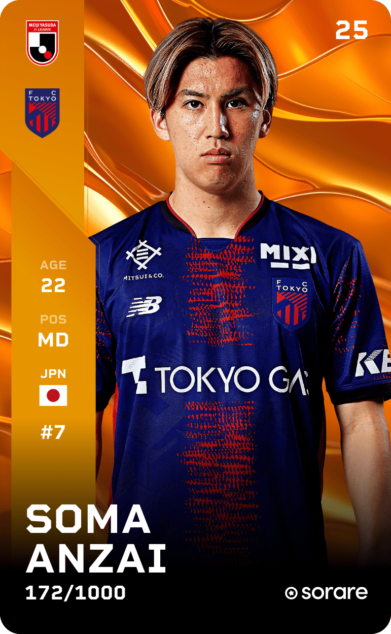 Soma Anzai 2025-26 • Limited 172/1000