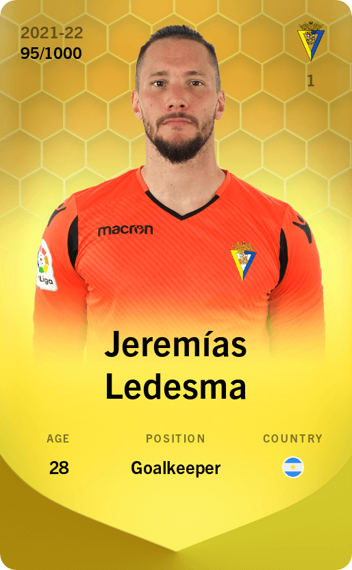 Jeremías Ledesma 2021-22 • Limited 95/1000