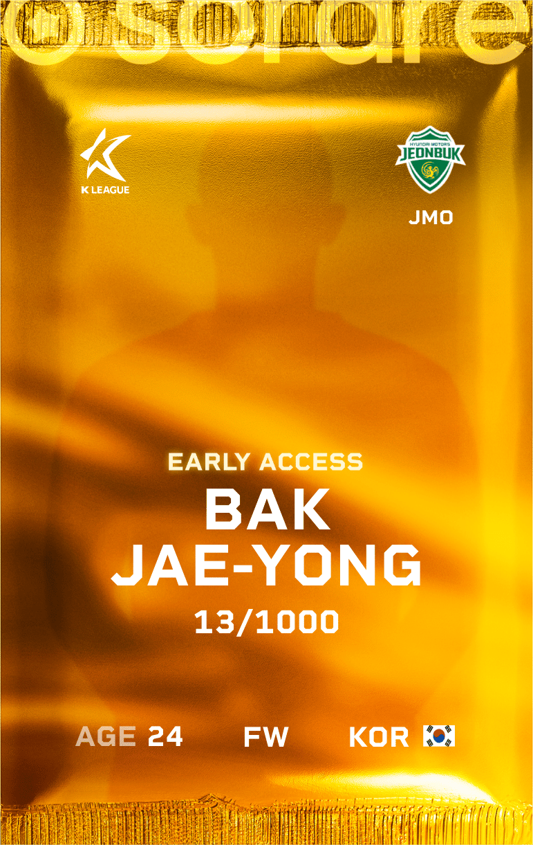 Bak Jae-Yong  2025-26 • Limited 13/1000