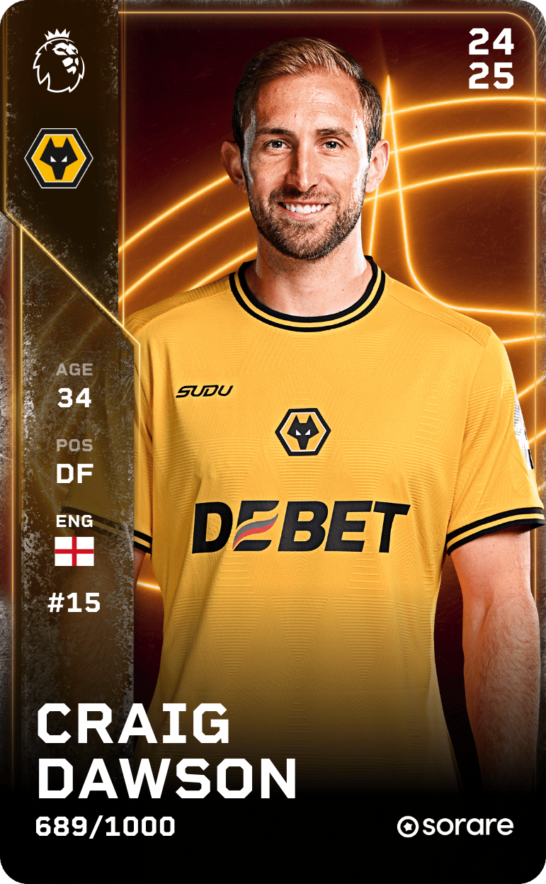 Craig Dawson 2024-25 • Limited 689/1000