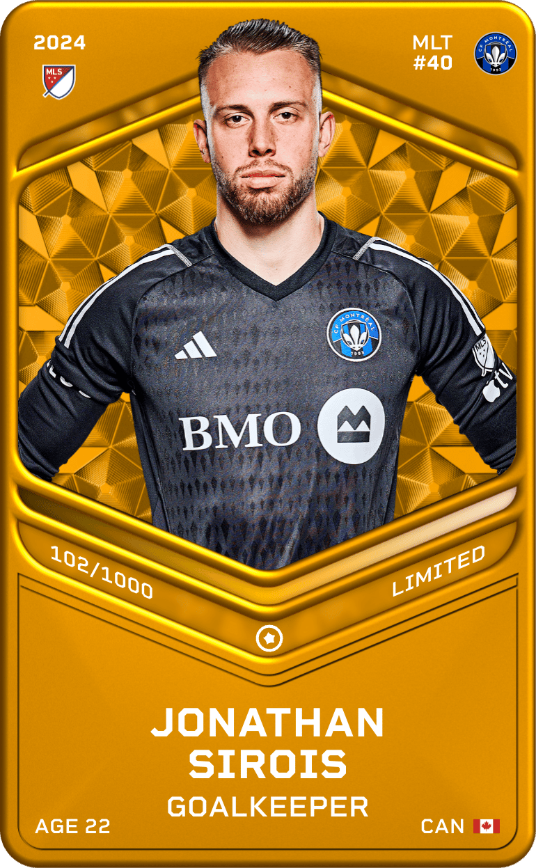 Jonathan Sirois 2024-25 • Limited 102/1000
