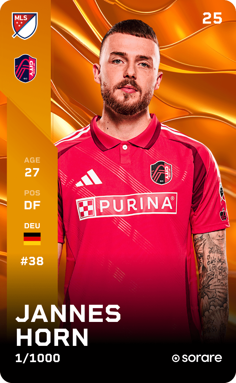 Jannes Horn 2025-26 • Limited 1/1000