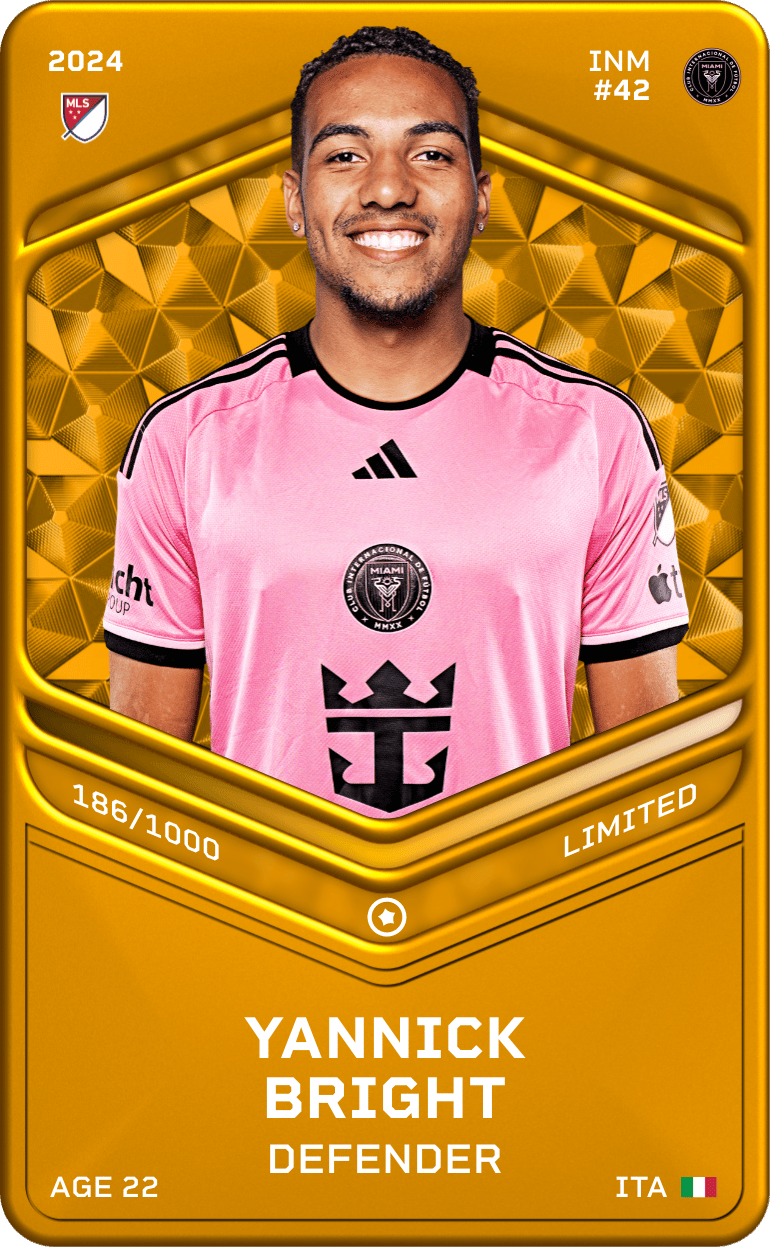 Yannick Bright 2024-25 • Limited 186/1000