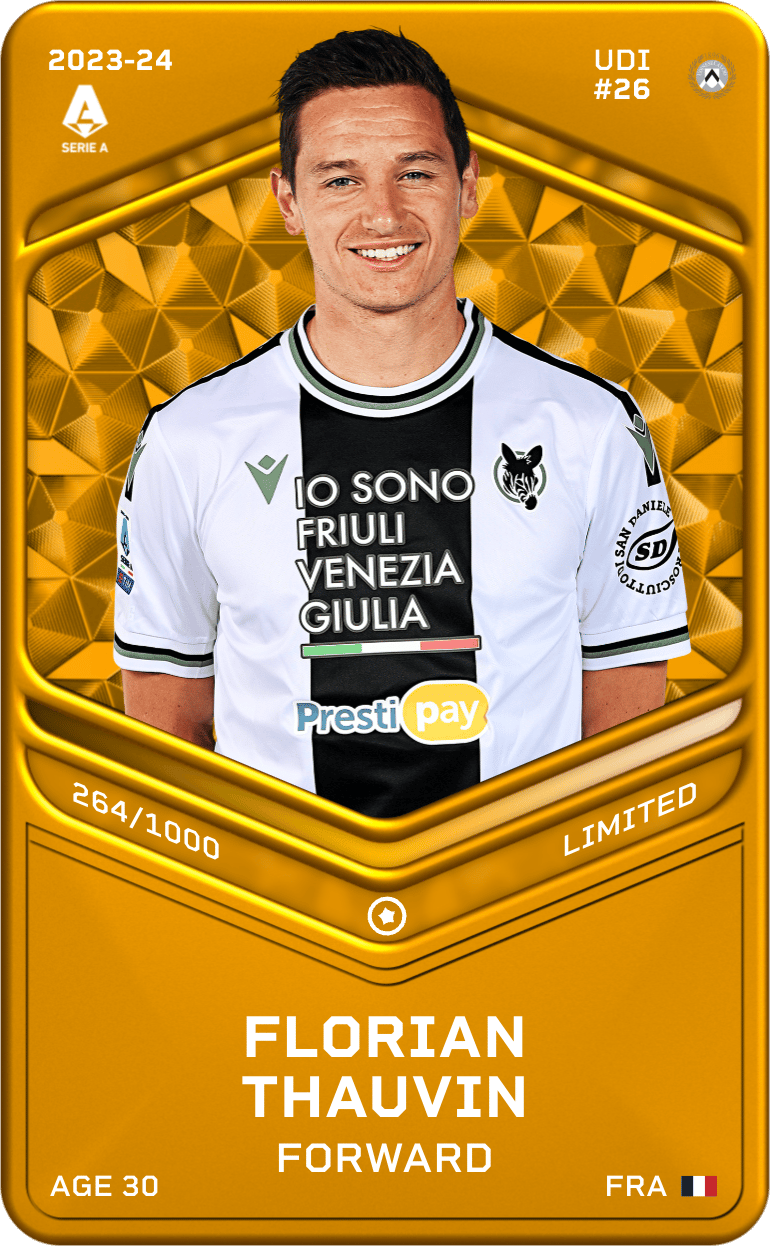 Florian Thauvin 2023-24 • Limited 264/1000