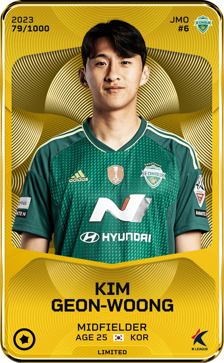 Kim Geon-Woong 2023-24 • Limited 79/1000