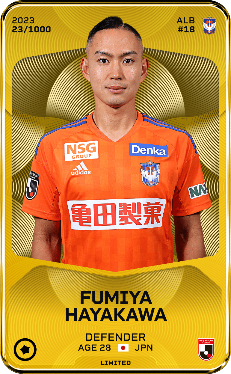Fumiya Hayakawa 2023-24 • Limited 23/1000