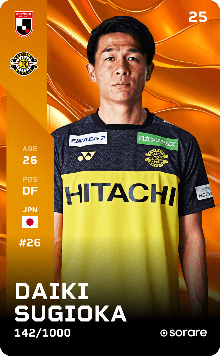 Daiki Sugioka 2025-26 • Limited 142/1000