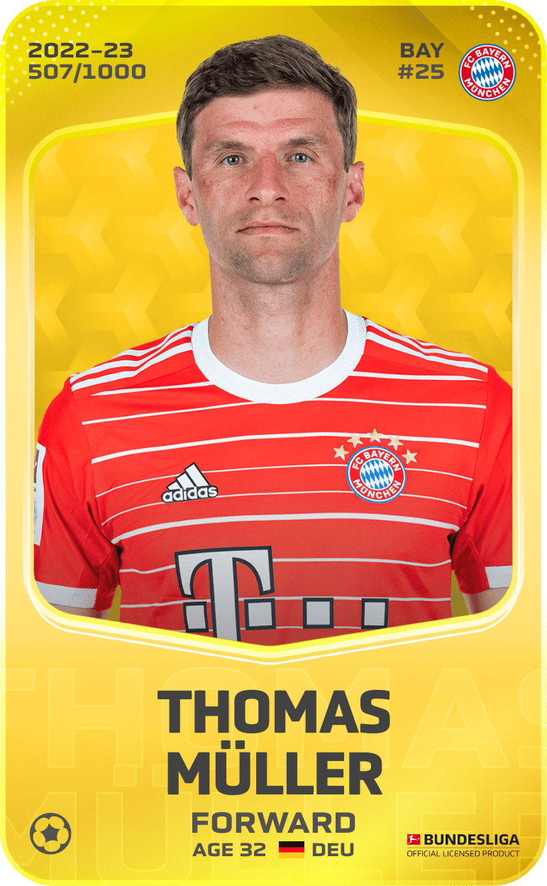 Thomas Müller 2022-23 • Limited 507/1000