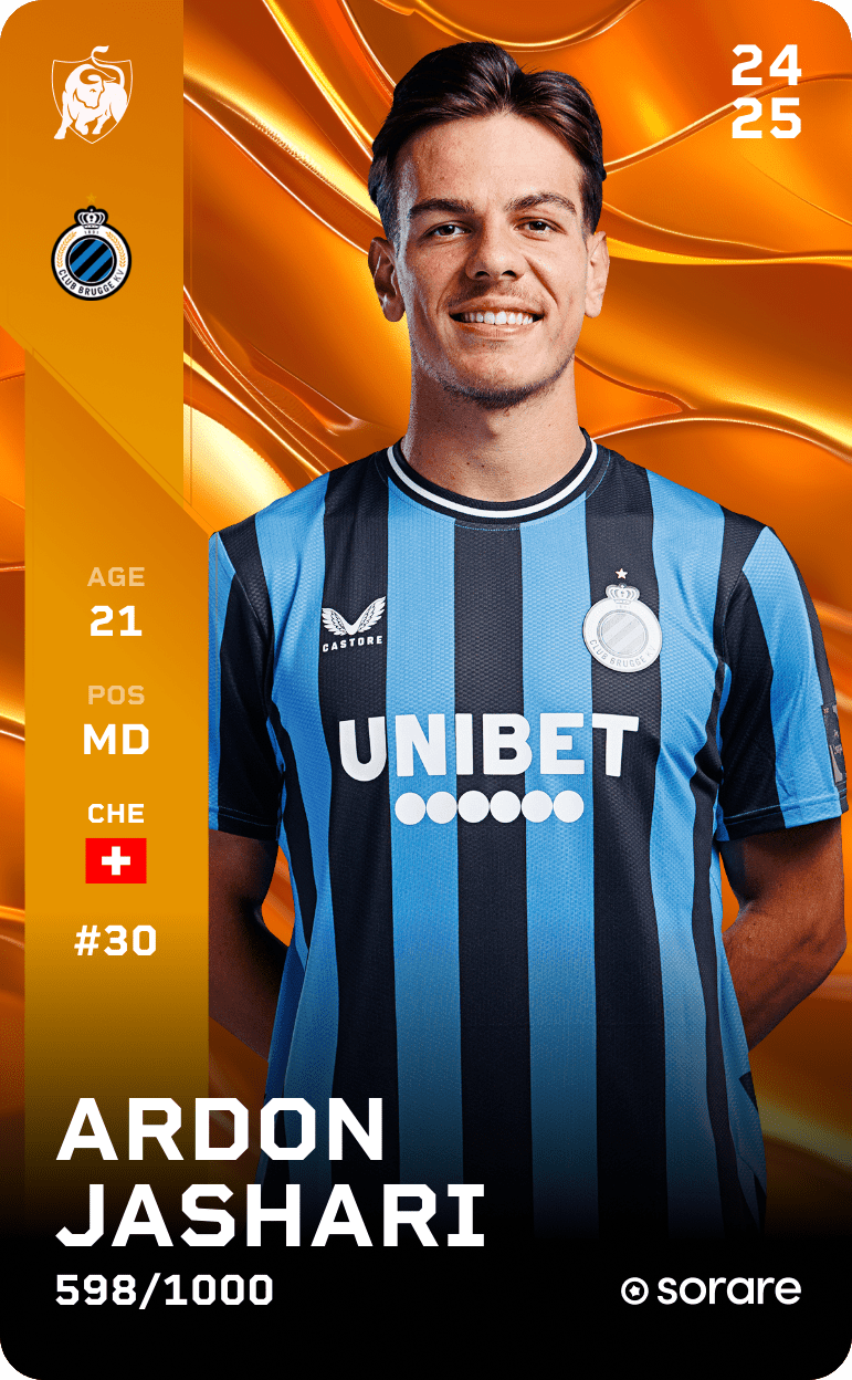 Ardon Jashari 2024-25 • Limited 598/1000
