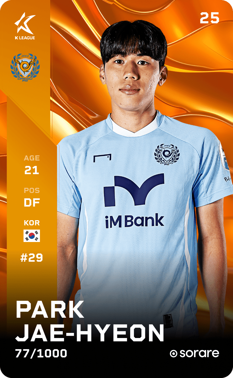 Park Jae-Hyeon 2025-26 • Limited 77/1000