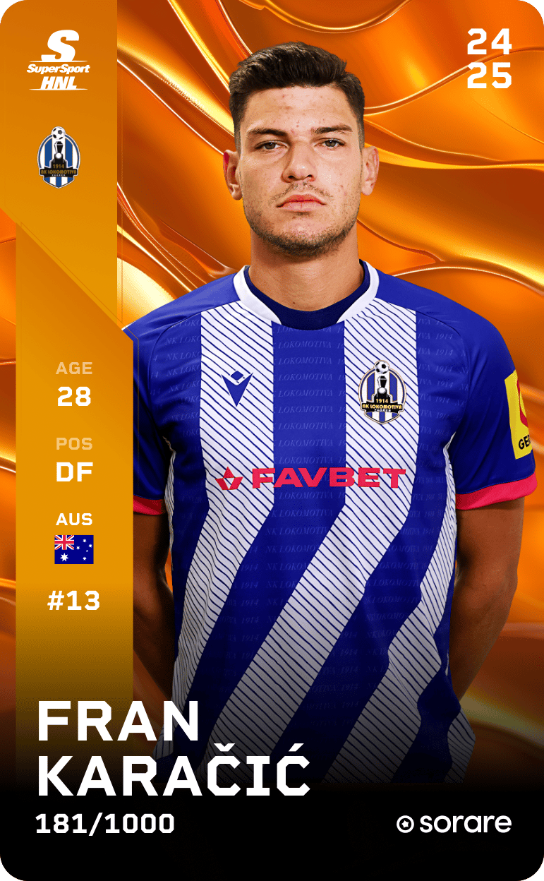 Fran Karačić 2024-25 • Limited 181/1000