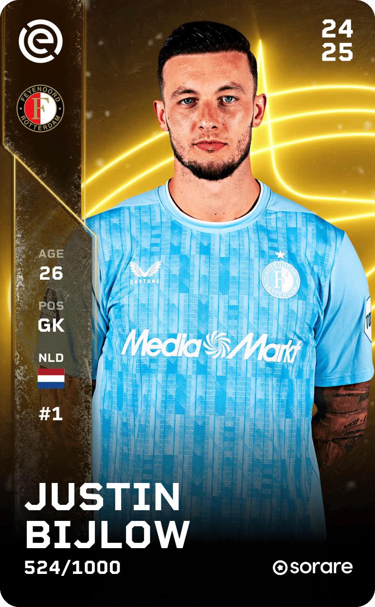 Justin Bijlow 2024-25 • Limited 524/1000