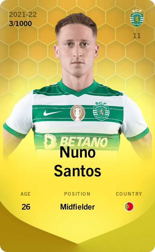 Nuno Santos 2021-22 • Limited 3/1000