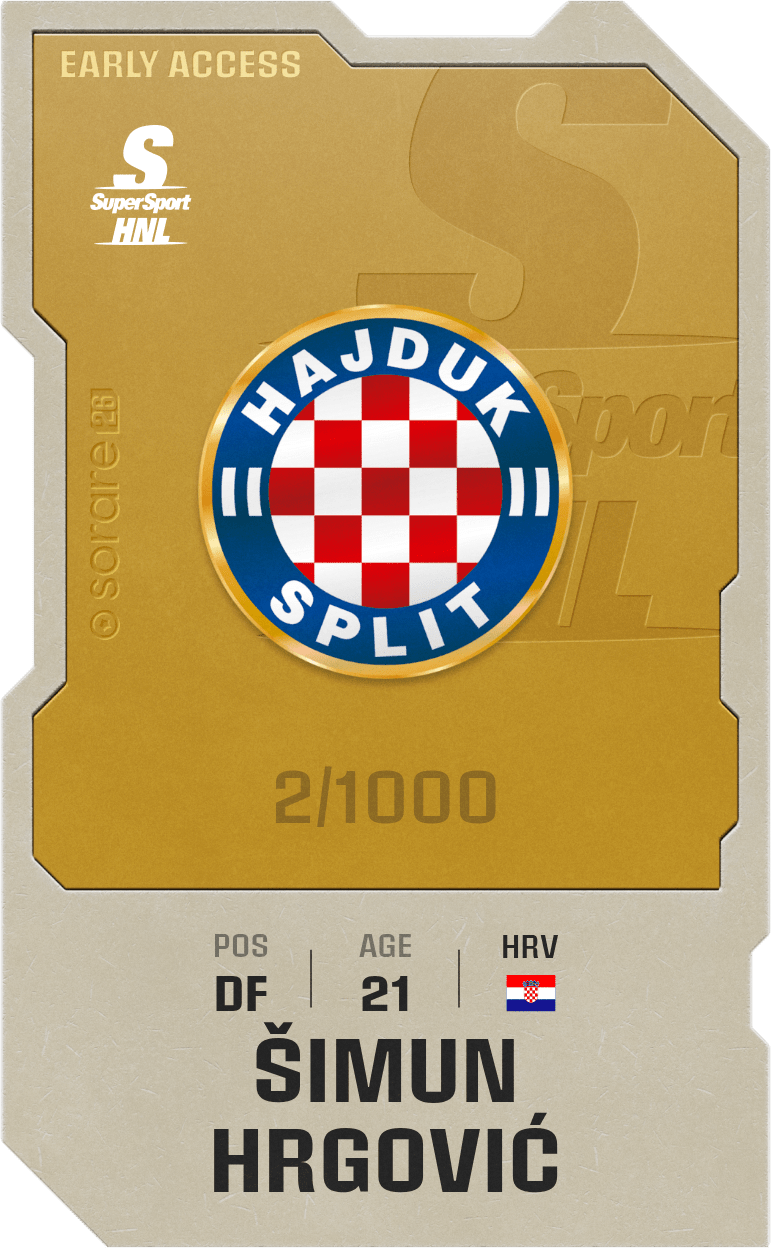 Šimun Hrgović 2025-26 • Limited 2/1000