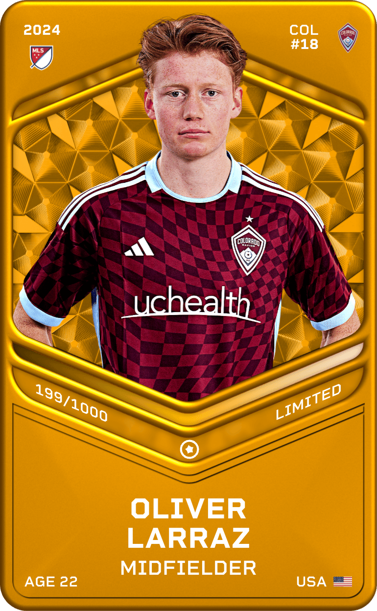 Oliver Larraz 2024-25 • Limited 199/1000