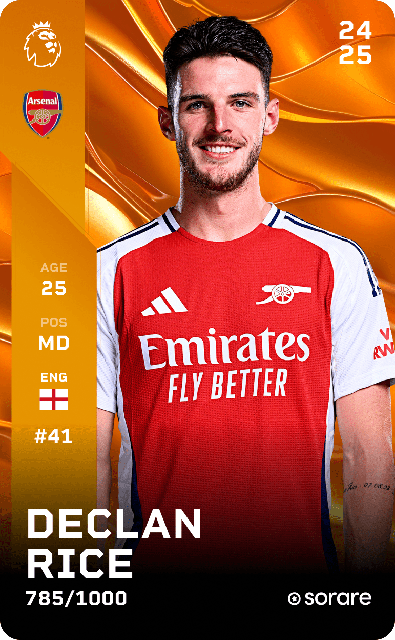 Declan Rice 2024-25 • Limited 785/1000