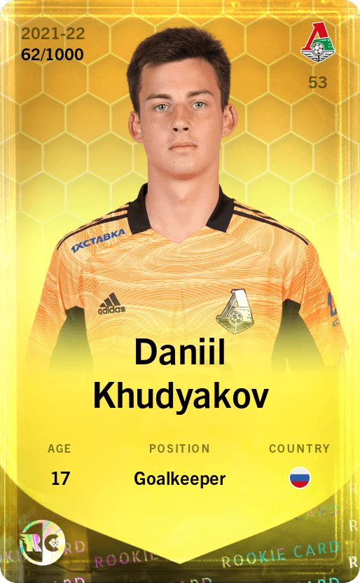 Daniil Khudyakov 2021-22 • Limited 62/1000