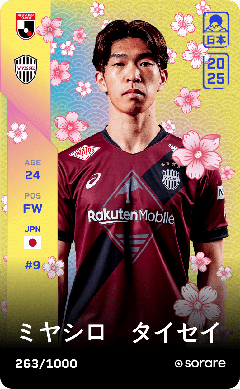 Taisei Miyashiro 2025-26 • Limited 263/1000