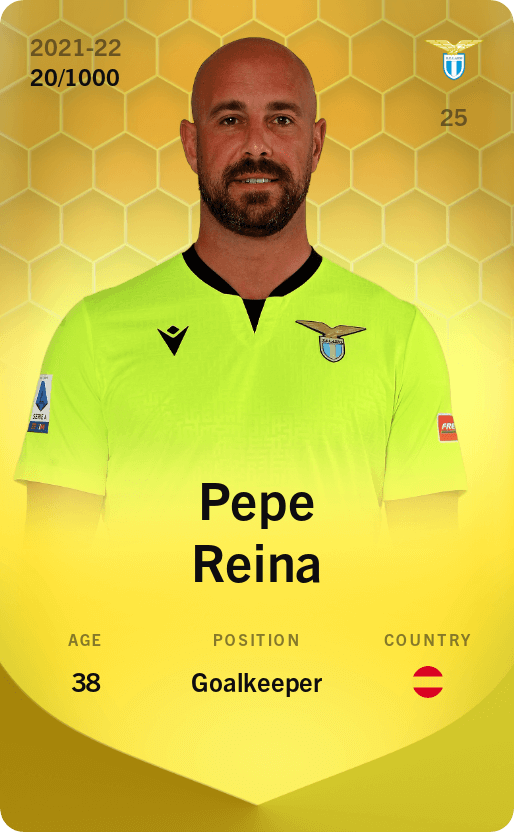 Pepe Reina 2021-22 • Limited 20/1000