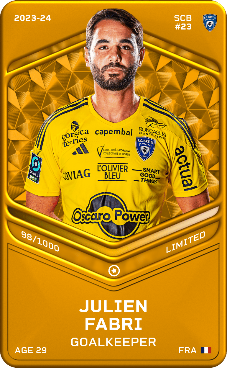 Julien Fabri 2023-24 • Limited 98/1000