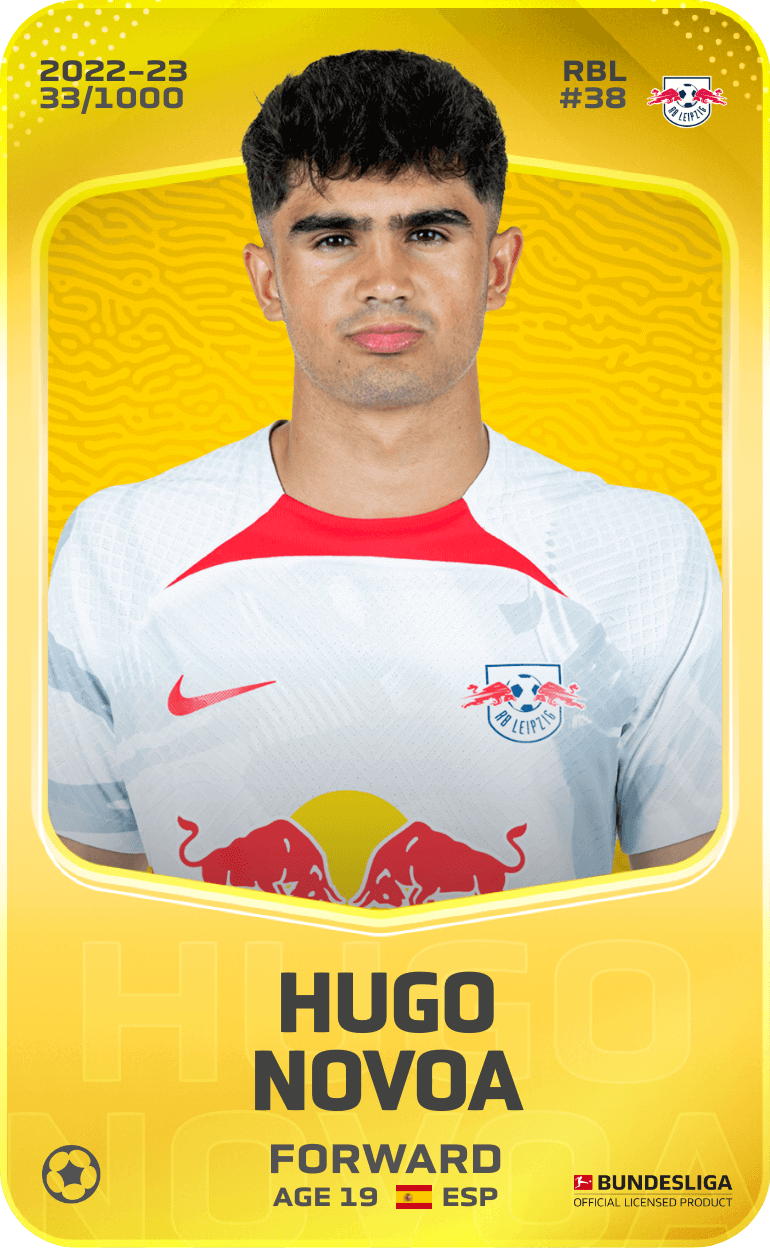 Hugo Novoa 2022-23 • Limited 33/1000