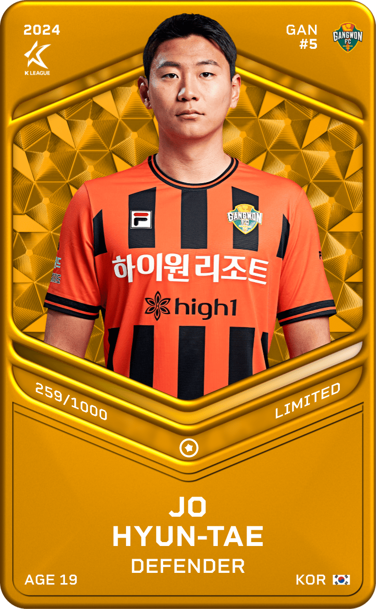 Jo Hyun-Tae 2024-25 • Limited 259/1000