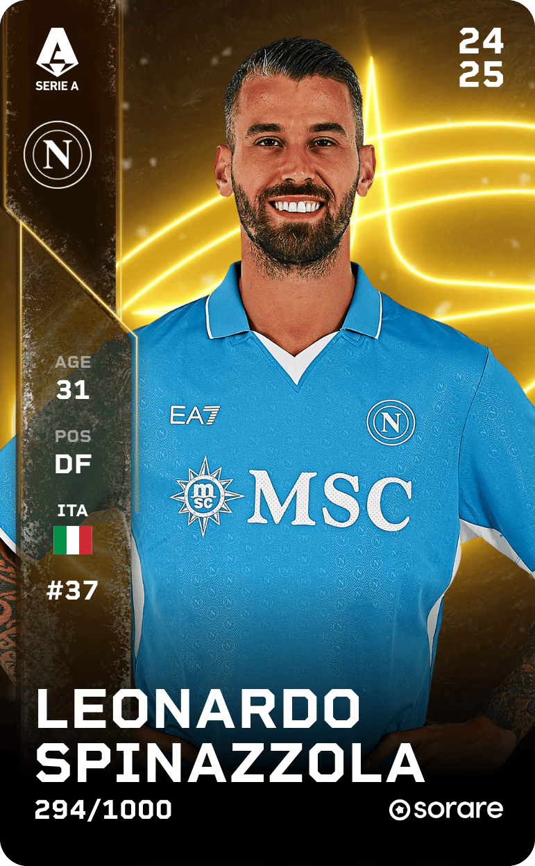 Leonardo Spinazzola 2024-25 • Limited 294/1000