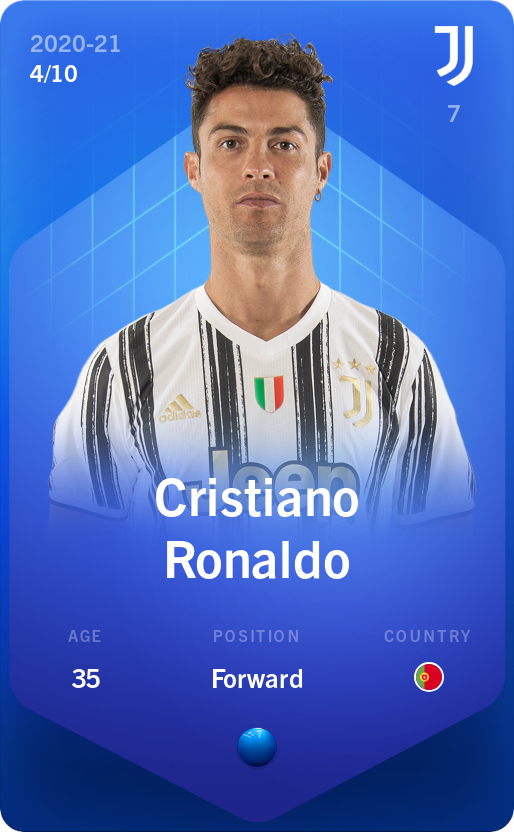 Sorare - Sorare Official - Cristiano Ronaldo 2020-21 • Super Rare 4/10 - NFT # 86419519883264677562811495886710145281101649826939774920129173866474561399482