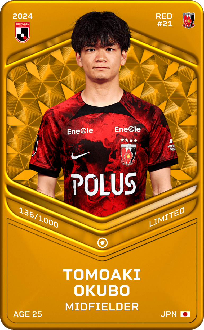 Tomoaki Okubo 2024-25 • Limited 136/1000
