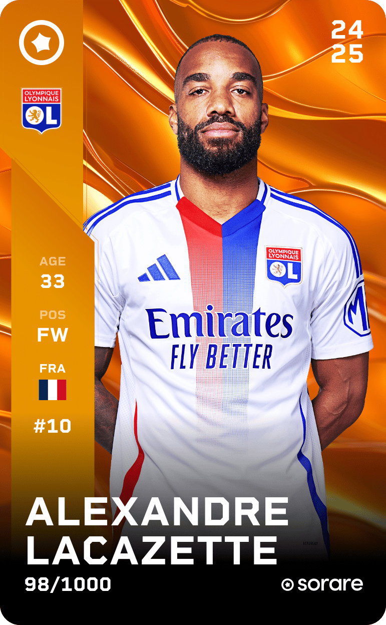 Alexandre Lacazette 2024-25 • Limited 98/1000