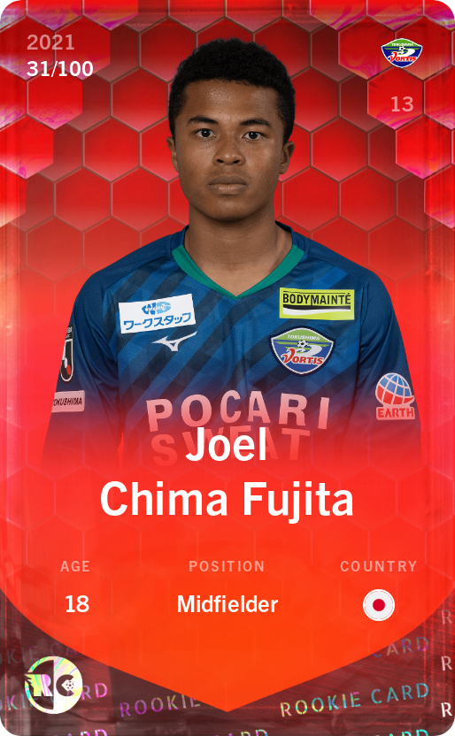 Sorare - Sorare Official - Joel Chima Fujita 2021-22 • Rare 31/100 - NFT # 19893304372039385402311481586417006414639518126574933252351142440078810163355