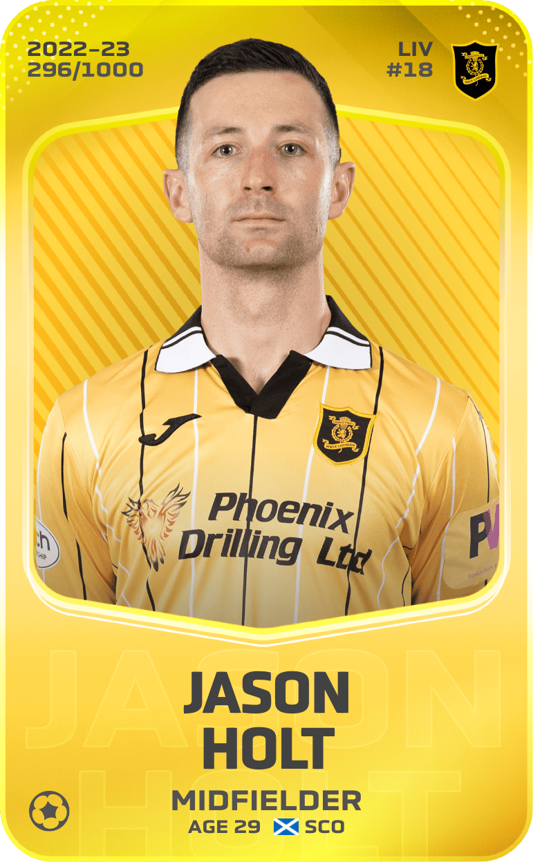 Jason Holt 2022-23 • Limited 296/1000