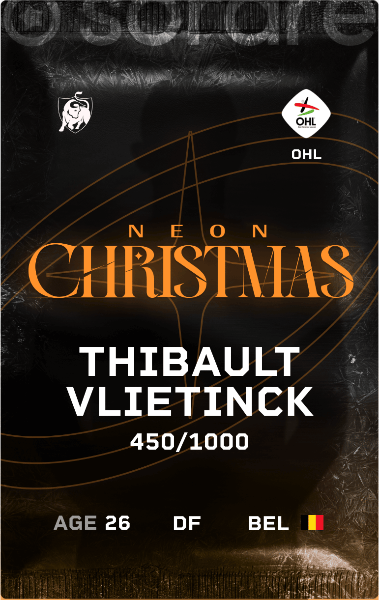 Thibault Vlietinck 2024-25 • Limited 450/1000