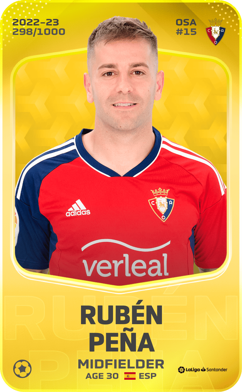 Rubén Peña 2022-23 • Limited 298/1000
