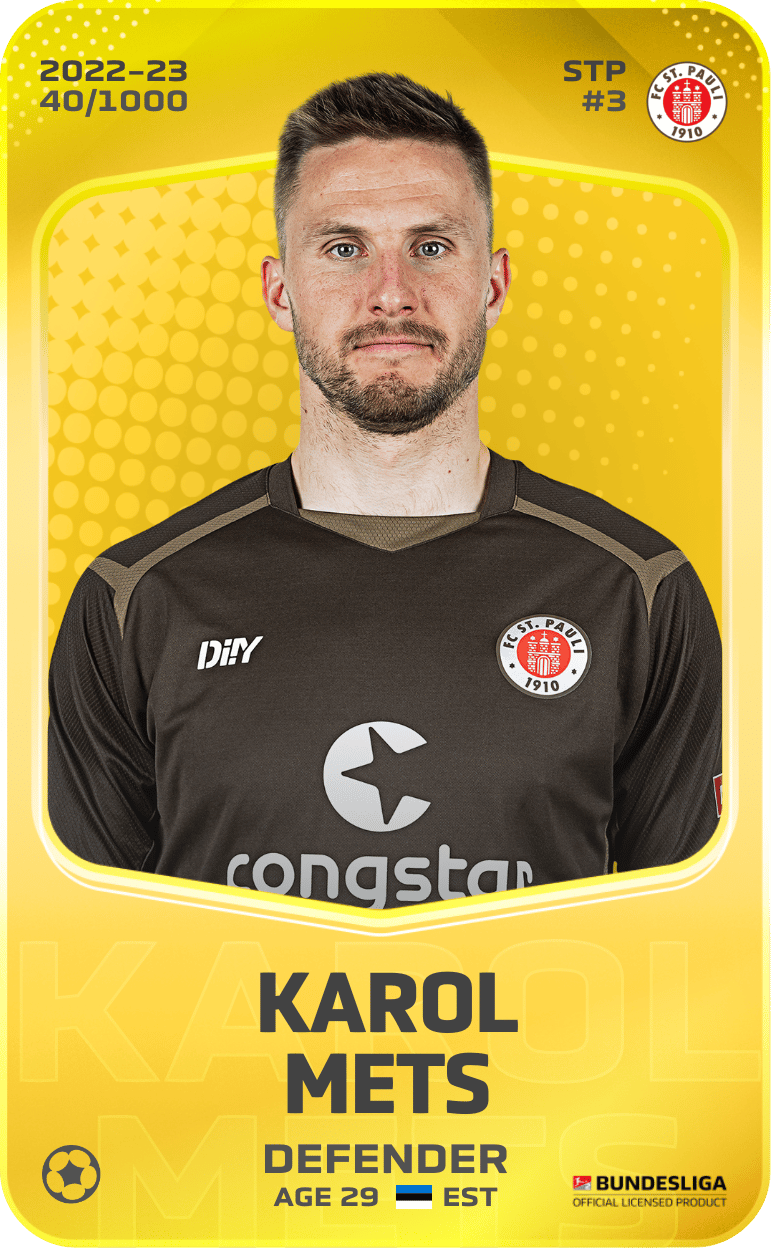 Karol Mets 2022-23 • Limited 40/1000