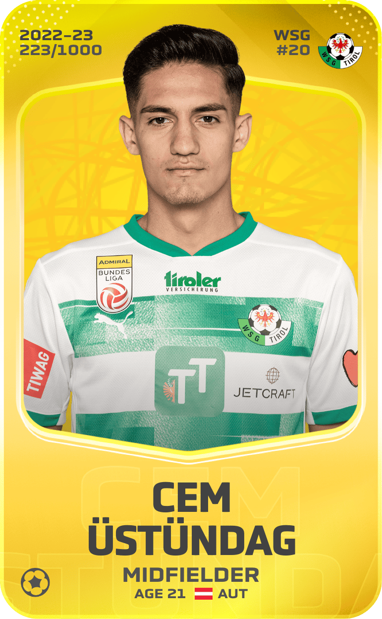 Cem Üstündag 2022-23 • Limited 223/1000