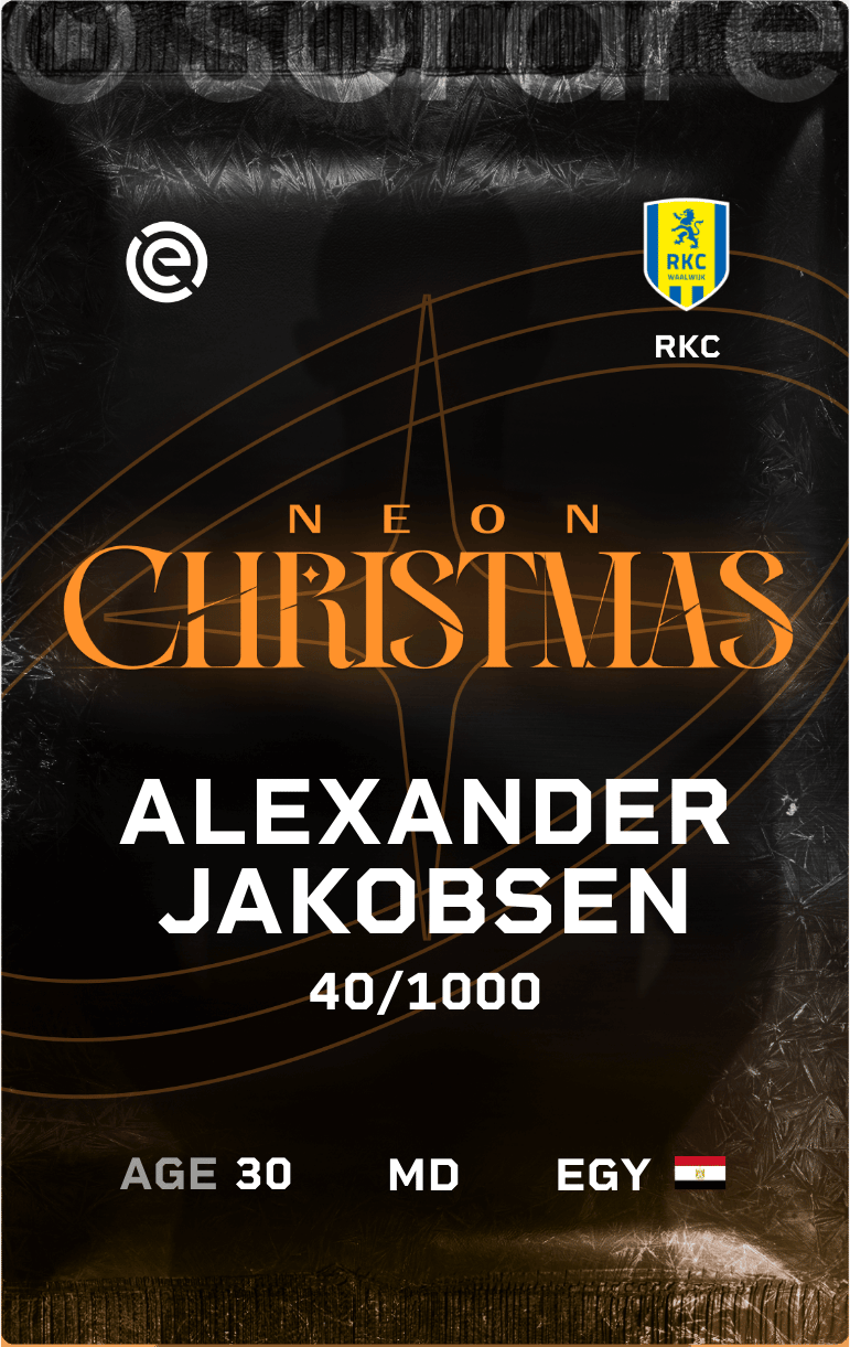 Alexander Jakobsen 2024-25 • Limited 40/1000