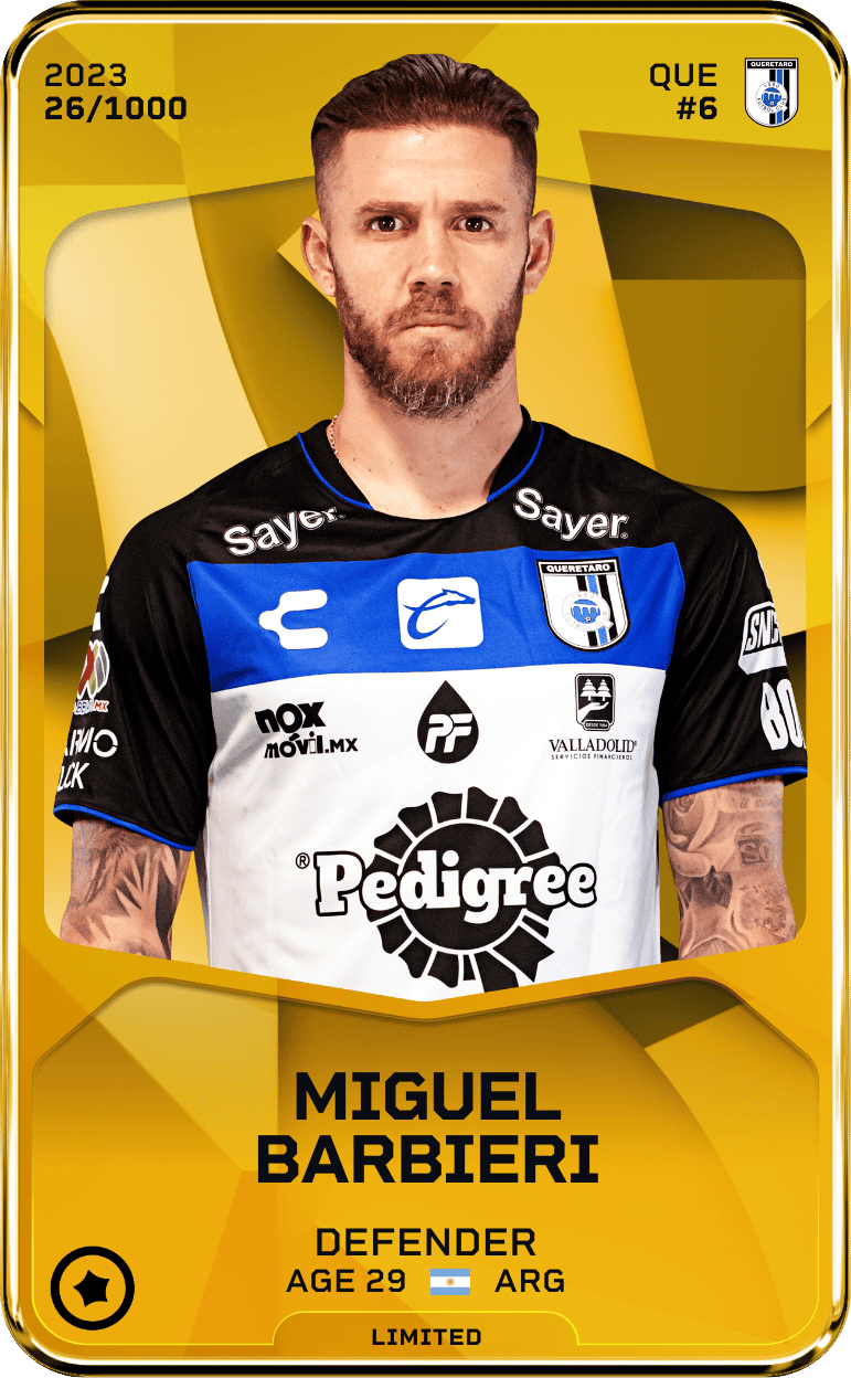 Miguel Barbieri 2023-24 • Limited 26/1000