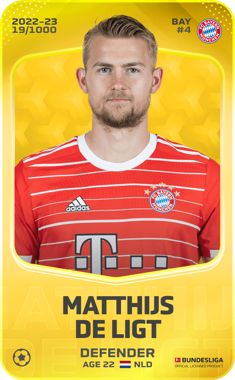 Matthijs de Ligt 2022-23 • Limited 19/1000